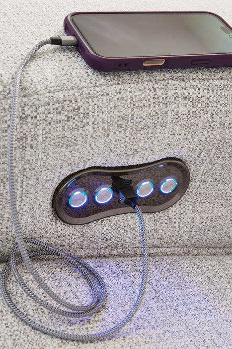 Modmax II Power Reclining Sectional with Chaise - Home And Beyond