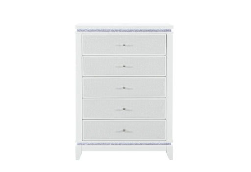 Alina White Chest with LED