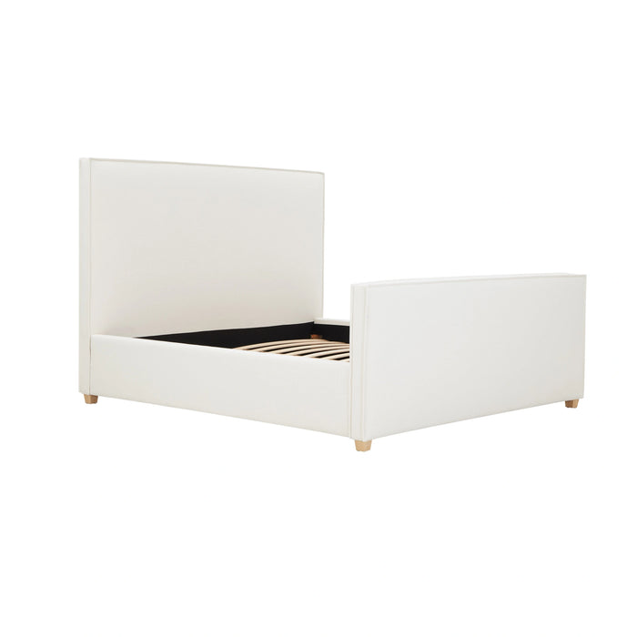 Bristol Park Ivory Contract-Grade Fabric Upholstered Bed