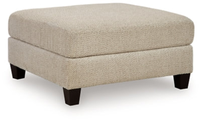 Steelwater Retreat Oversized Accent Ottoman - Home And Beyond