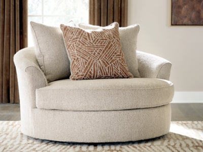 Steelwater Retreat Oversized Swivel Accent Chair - Home And Beyond