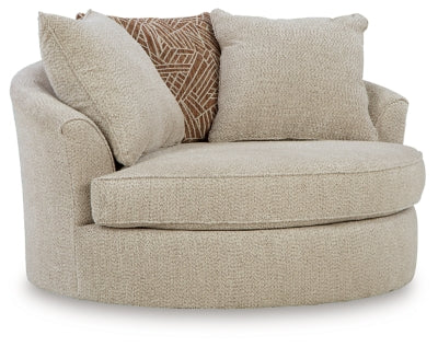 Steelwater Retreat Oversized Swivel Accent Chair - Home And Beyond