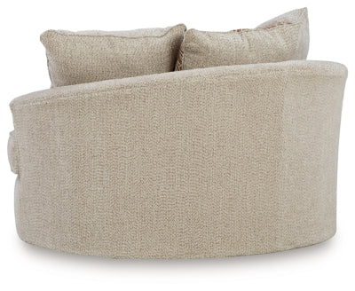 Steelwater Retreat Oversized Swivel Accent Chair - Home And Beyond