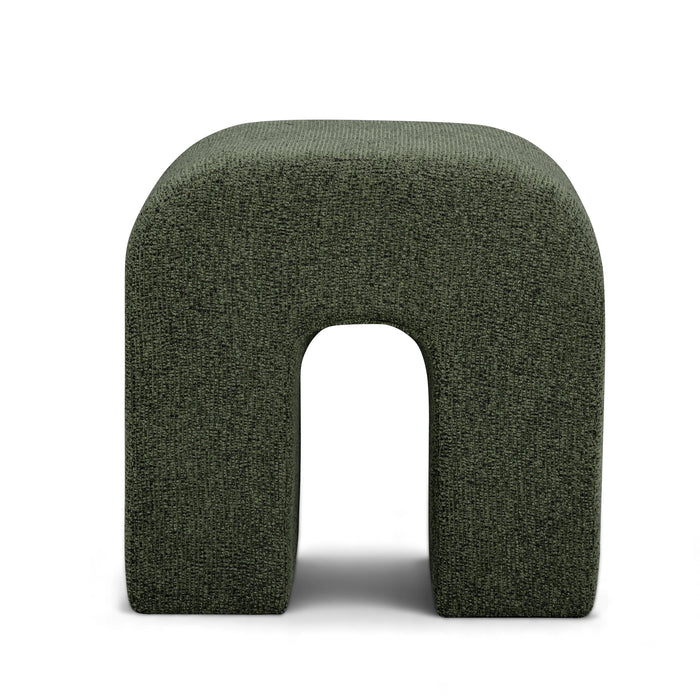 Desi Woven Performance Fabric Ottoman