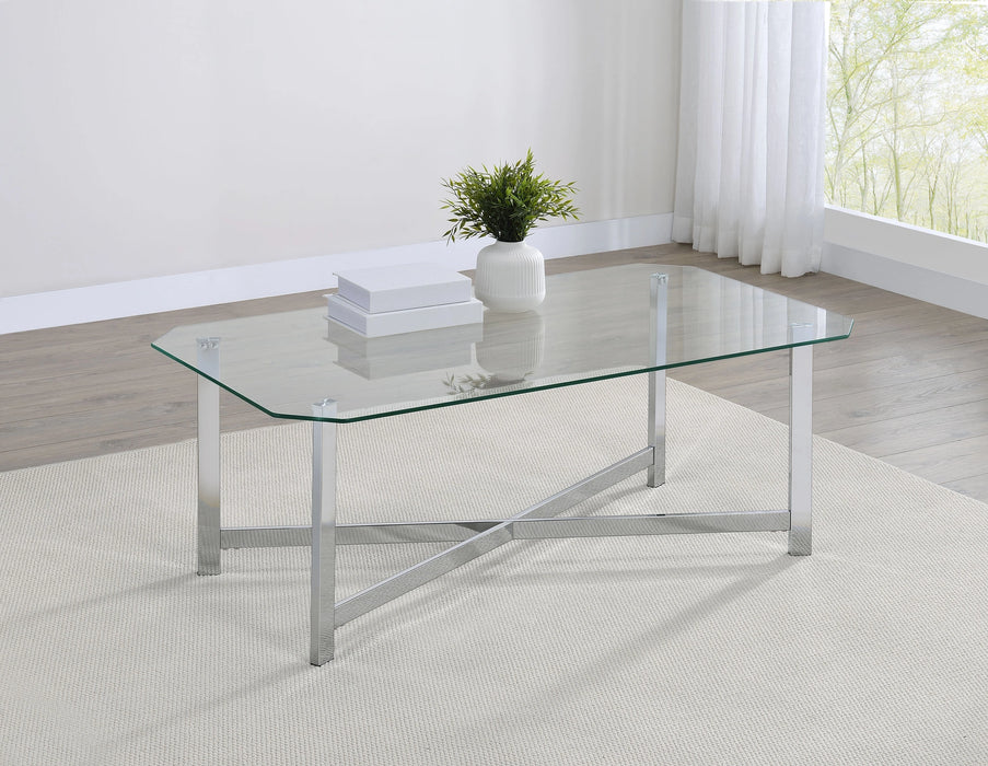 Cronin Glass Top Coffee Table