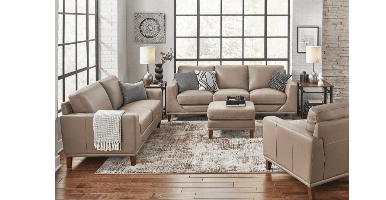 Soma Leather Sofa Collection - Hydeline USA