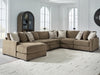 Camellia-Court Sectional with Chaise - Home And Beyond