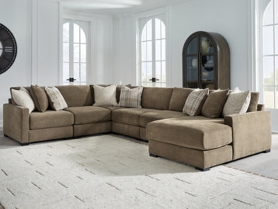 Camellia-Court Sectional with Chaise - Home And Beyond