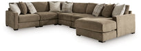 Camellia-Court Sectional with Chaise - Home And Beyond