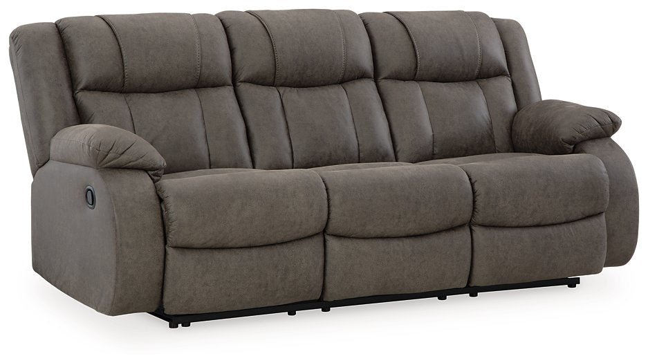 First Base Reclining Sofa - Home And Beyond