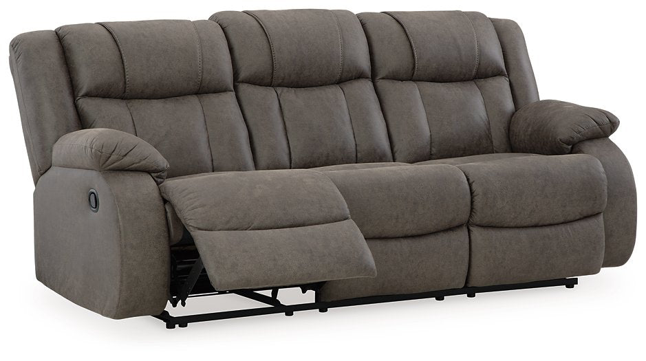 First Base Reclining Sofa - Home And Beyond