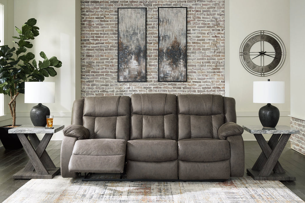 First Base Reclining Sofa - Home And Beyond