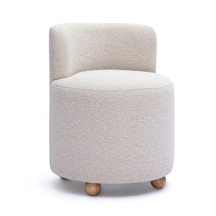 Hakuna Cream Performance Boucle Desk Chair