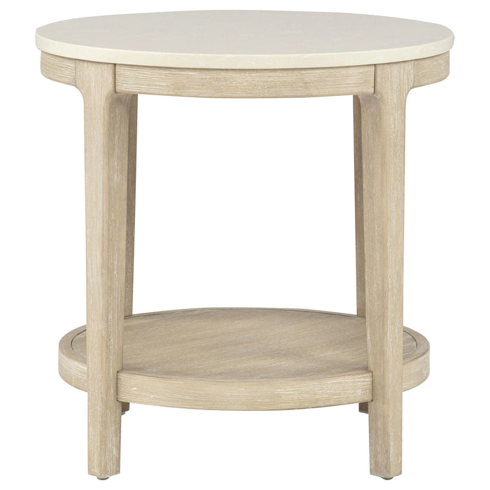 Lucaire Round End Table - Home And Beyond