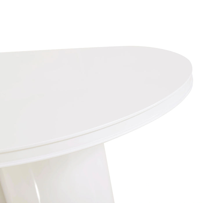 Elora 79" Lacquer Oval Dining Table