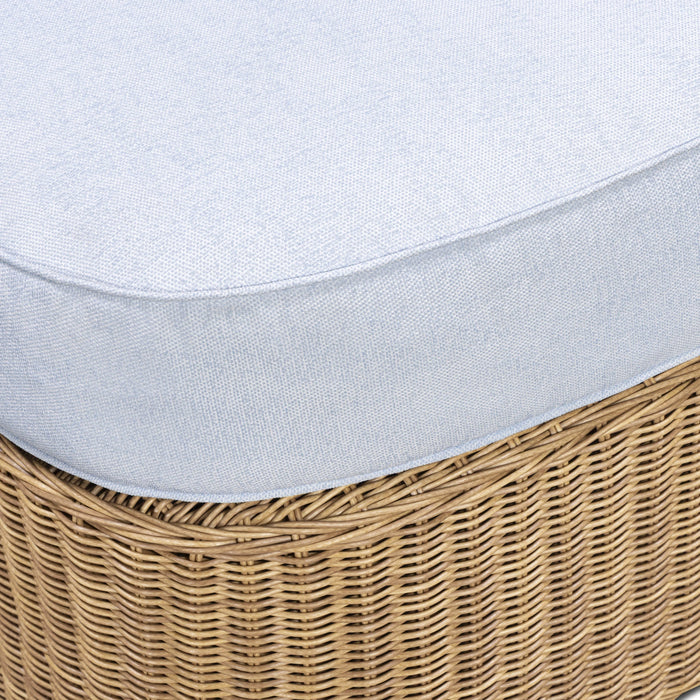 Axel Boucle Outdoor Ottoman