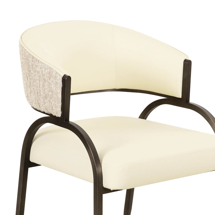 Tatum 2-Tone Performance Vegan Leather Dining Chair