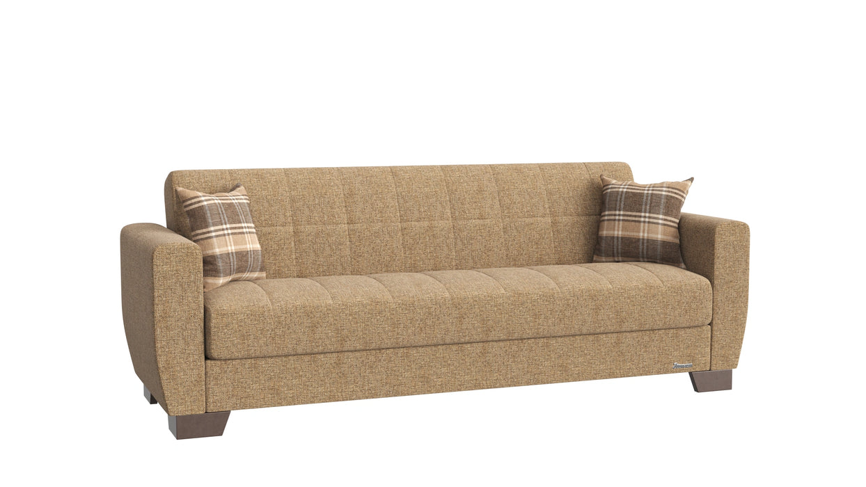 Ottomanson Barato Collection Upholstered Convertible Sofabed with Storage