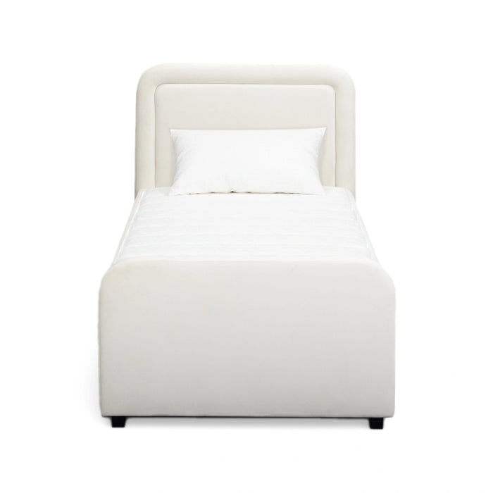 Briella Performance Velvet Trundle Bed in Twin