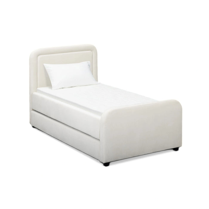 Briella Performance Velvet Trundle Bed in Twin