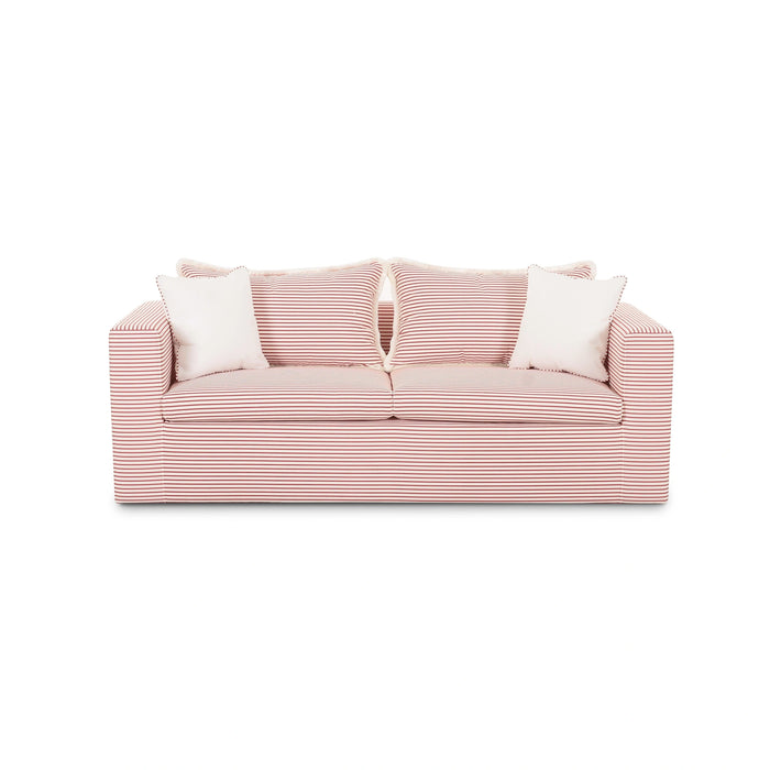 Salty 84.5" Striped Contract-Grade Indoor/Outdoor Sofa