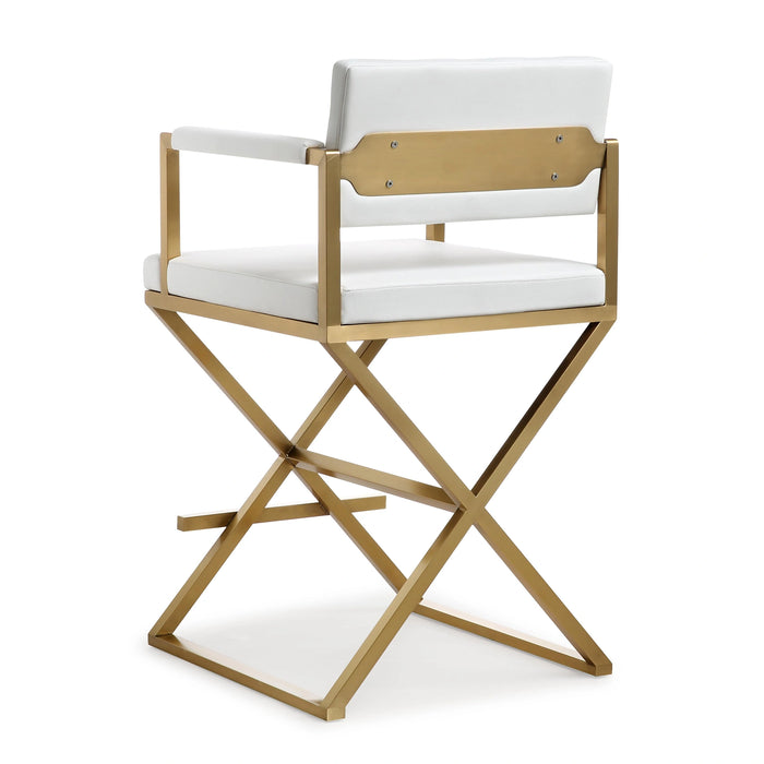 Director Performance Vegan Leather Stool