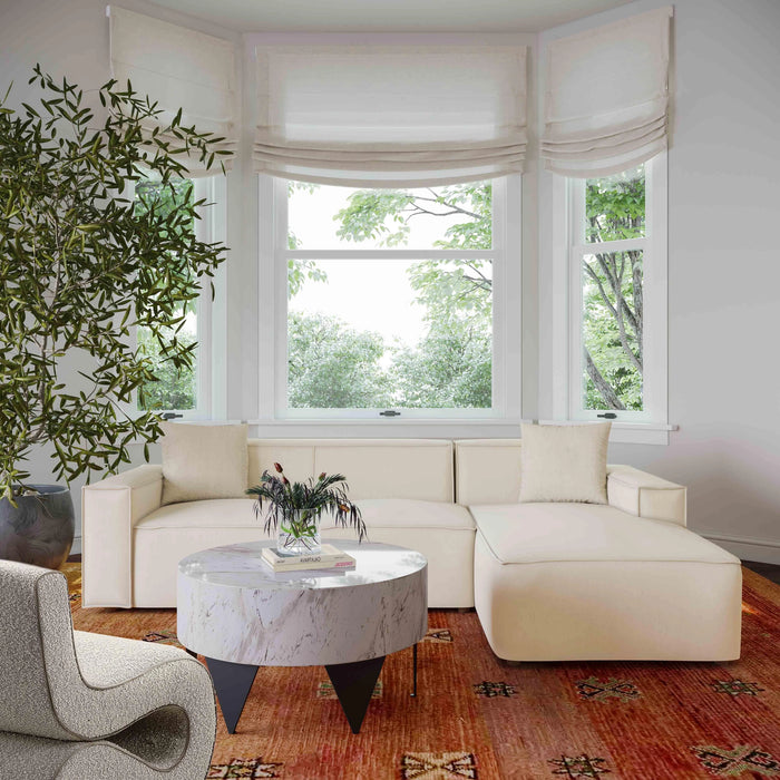 Olafur 2-Piece Performance Fabric L-Shaped Sectional