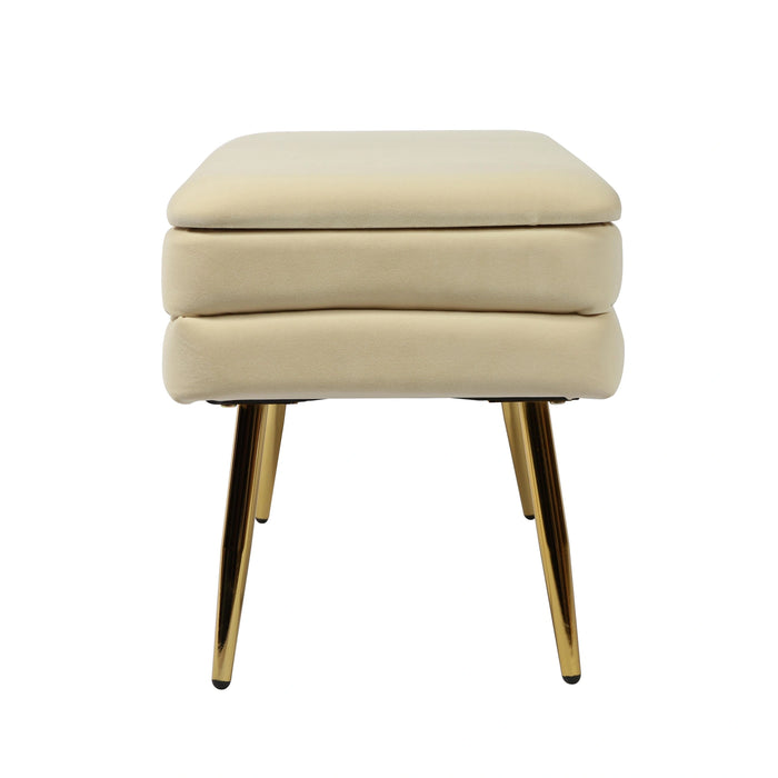 Ziva 31" Velvet Storage Bench