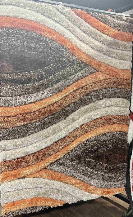 4D SHAGGY Rug Design 6496