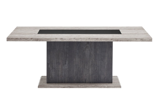 D8030 Dining Table with Storage Drawers and Storage Door