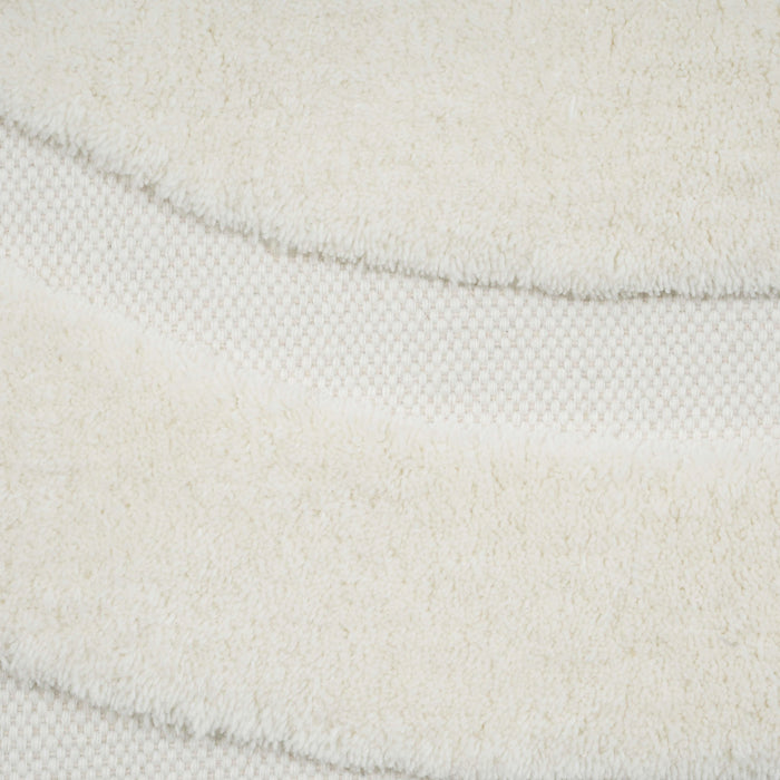Loop White Area Rug