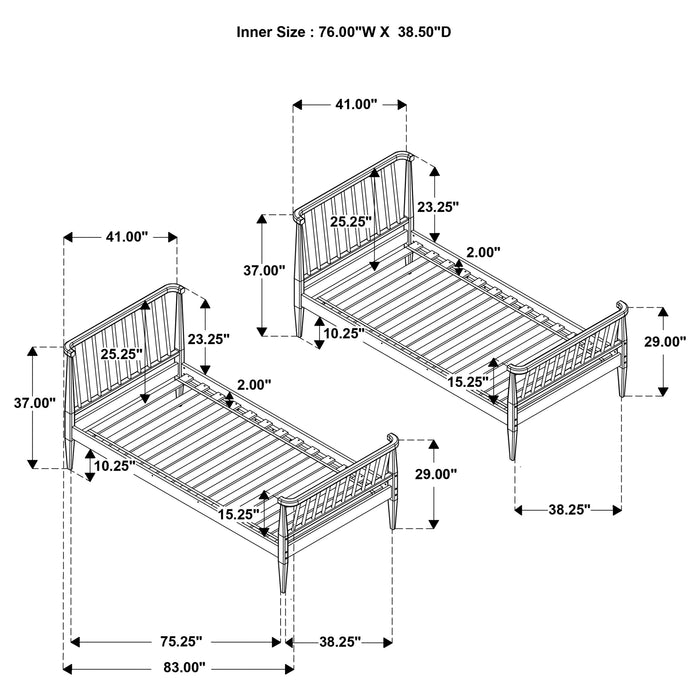 Abram Wood Bunk Bed