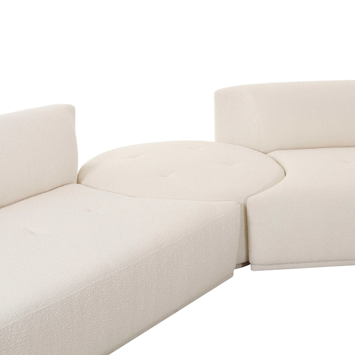 Fickle Cream Boucle Modular Sofa
