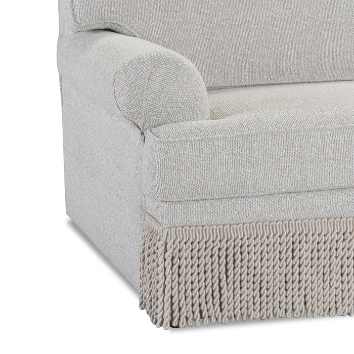 Yvette 3-Piece Warm Grey Performance Boucle L-Sectional