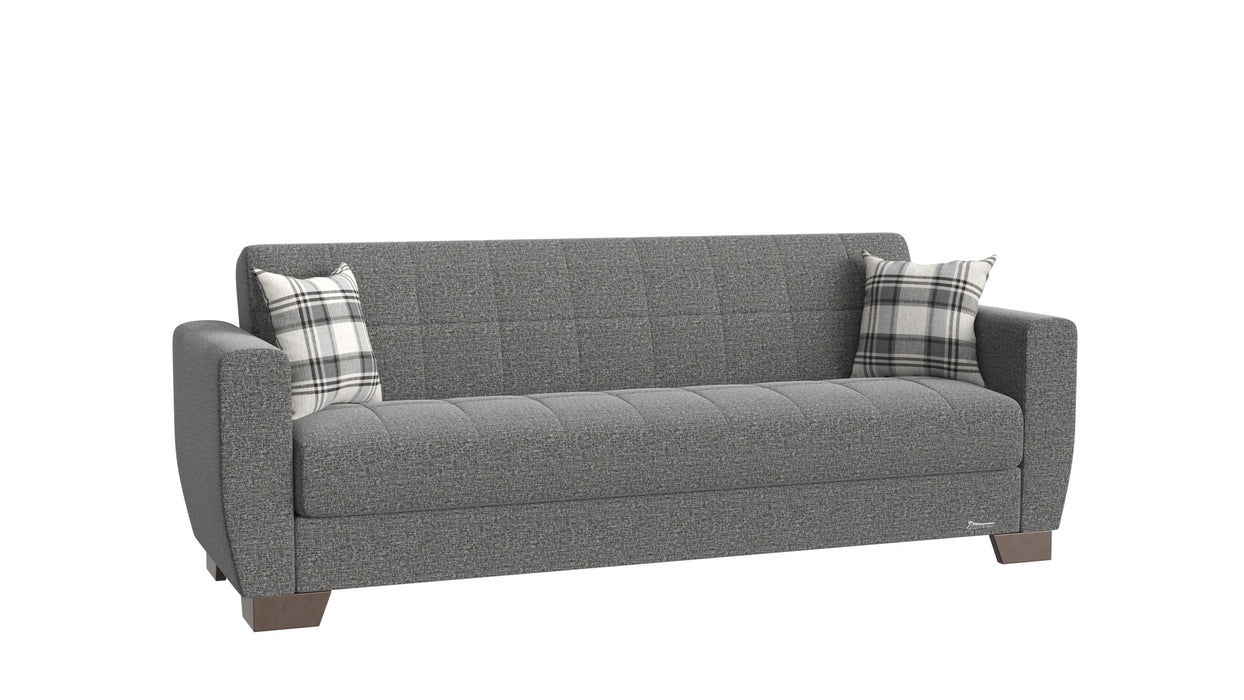 Ottomanson Barato Collection Upholstered Convertible Sofabed with Storage