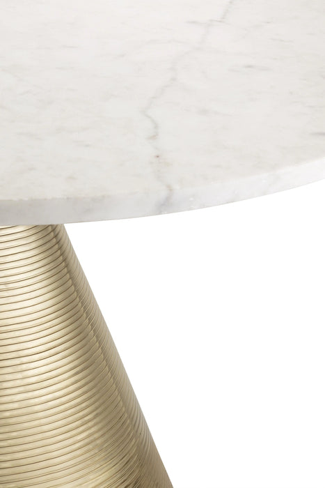 Tempo 30" Marble Round Coffee Table
