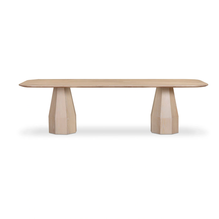 Brocha 106" Ash Wood Rectangular Dining Table