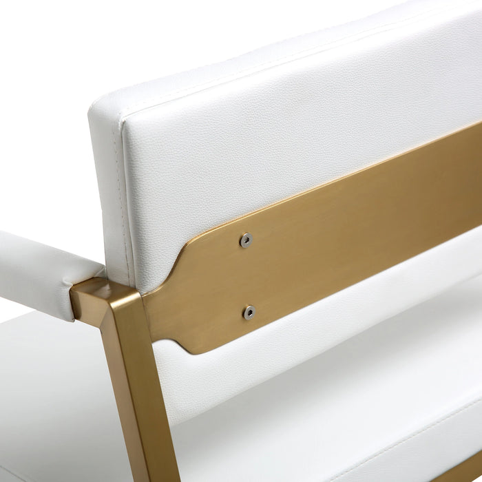 Director Performance Vegan Leather Stool