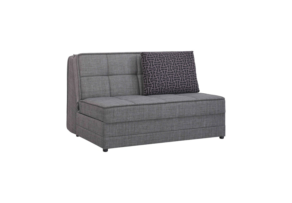 Ottomanson Studio Collection Upholstered Convertible Loveseat with Storage