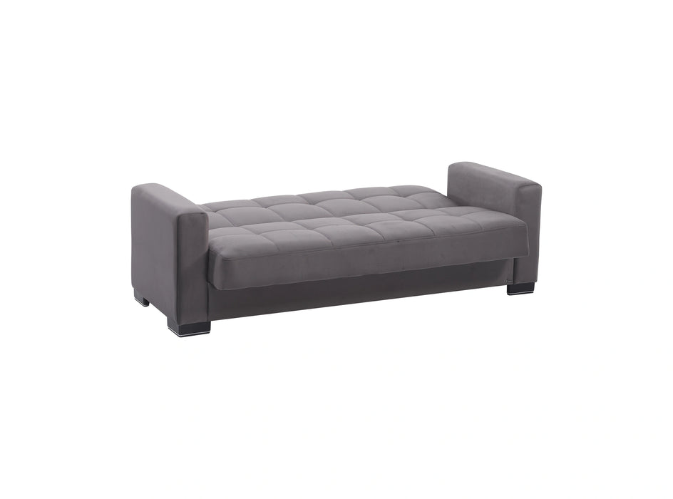 Ottomanson Armada Collection Upholstered Convertible Sofabed with Storage