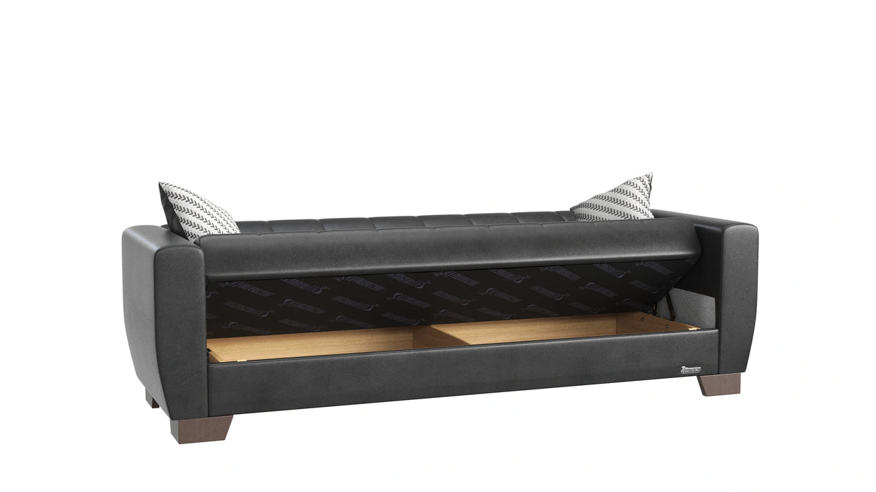 Ottomanson Barato Collection Upholstered Convertible Sofabed with Storage