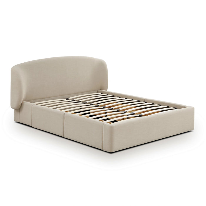 Corey Upcycled Performance Linen Storage Bed