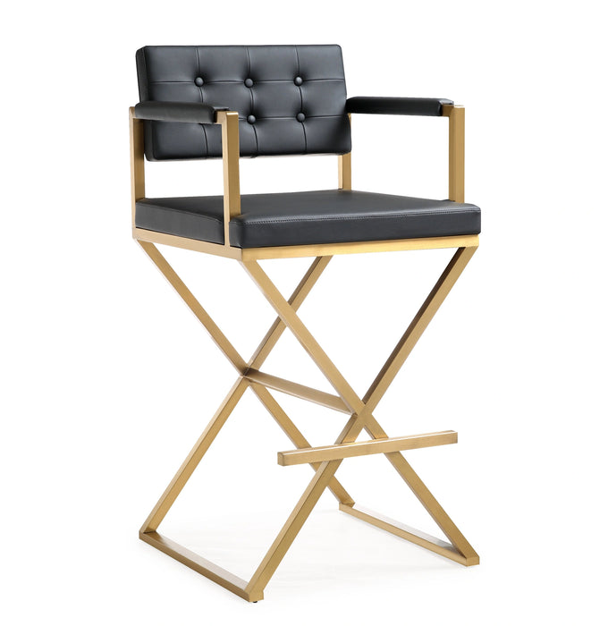 Director Performance Vegan Leather Stool