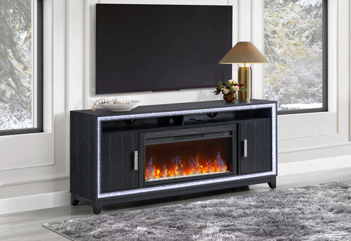Lily Ent Unit 72 Inch with LED, Speakers, Crystal Inserts
