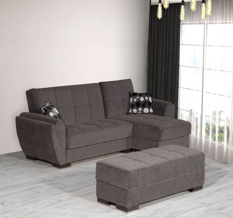 Ottomanson Armada Air Collection Upholstered Ottoman with Storage