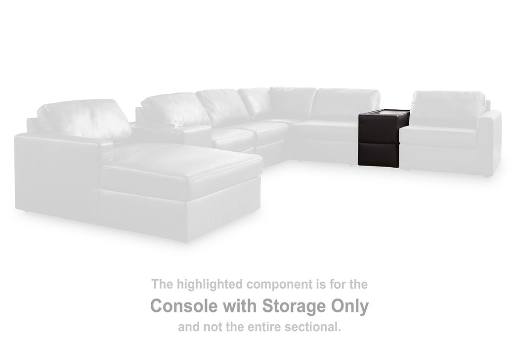 Modmax II Double Chaise Sectional with Storage Consoles - Home And Beyond