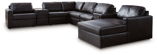 Modmax II Sectional with Chaise and Audio Consoles - Home And Beyond