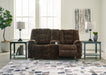 Soundwave Reclining Loveseat with Console - Home And Beyond