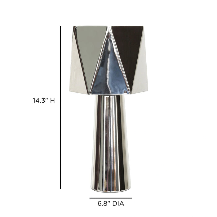 Polished Nickel Table Lamp