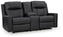 Mackmenville Reclining Loveseat with Console - Home And Beyond
